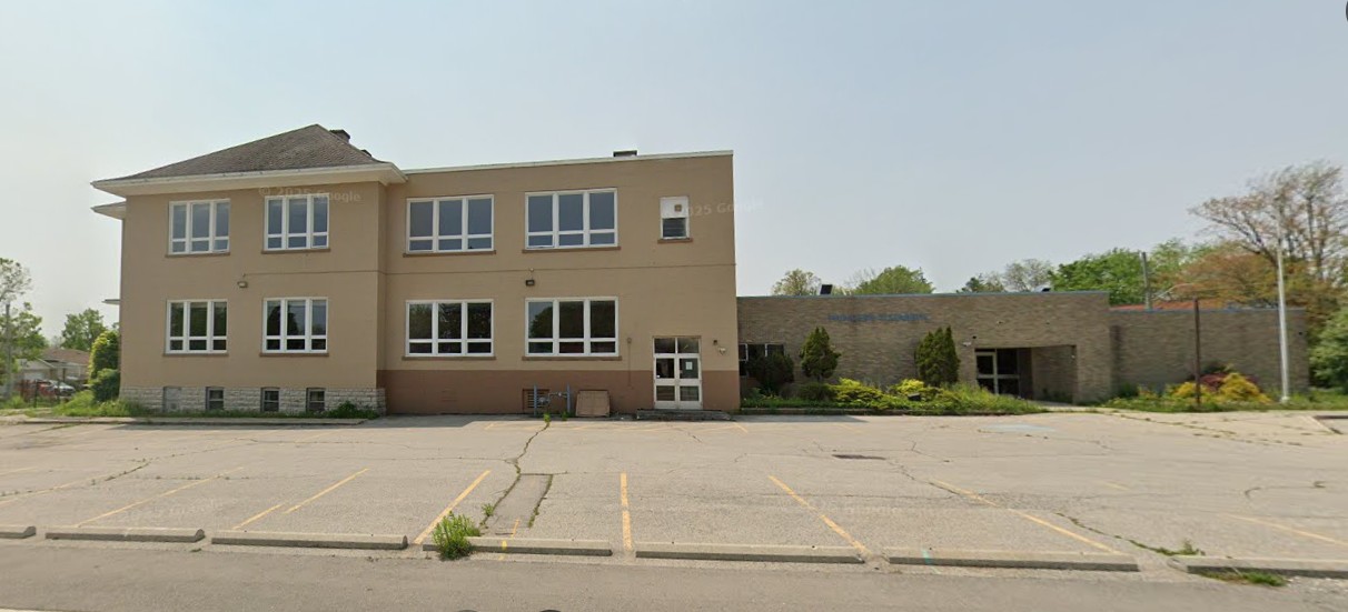 Former school building exterior - Change of Use conversion project